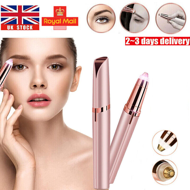 Women's Painless Electric Eyebrow Trimmer Facial Hair Remover Epilator Trimmer