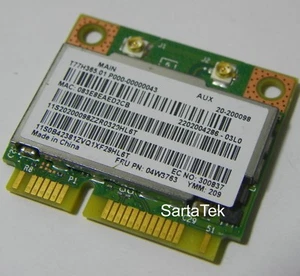 New Lenovo 04W3763 Broadcom BCM943228HMB 802.11a/b/g/n WLAN + BT PCI-E Half - Picture 1 of 3