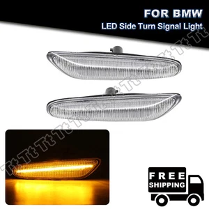 2x Led Seitenblinker Blinker für BMW E81 E82 E87 3er E90 E91 E46 5er E60 E61 E84 - Afbeelding 1 van 12