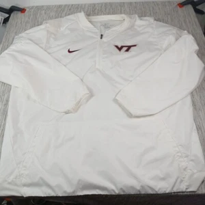 Nike 1/4 Zip Jacket Virginia Tech Hokies Men's XXL Storm Fit Vented Windbreaker - Picture 1 of 10