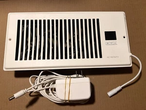 AC Infinity AirTap Series T4 (AC-RBF4-W) White 4x10" Register Booster Fan - Picture 1 of 2