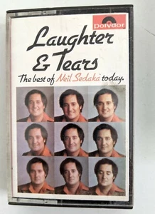 NEIL SEDAKA LAUGHTER AND TEARS MUSIC CASSETTE 1976 Best of Neil Sedaka Today. - Picture 1 of 3