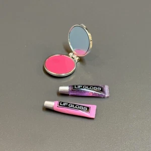 JUEGO DE MAQUILLAJE RARO BRILLO DE LABIOS Accesorios para muñecas American Girl de 18" Juguetes Regalos #1R - Imagen 1 de 5