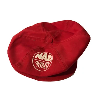 Vintage MAC Tools Flat Cap RARE Newspaper Boy Cap Cabbie Cap Damaged Read Desc. - Picture 1 of 8