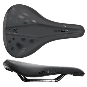 WTB Solano Fusion Form Bike Bicycle Saddle Cromoly Rails Wide 157mm Black - Picture 1 of 4