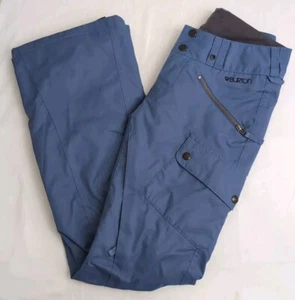 Burton The White Collection Dryride Womens Blue Ski Snowboard Pants Size Small - Picture 1 of 9