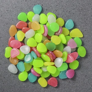100 Pcs Light-emitting Stones Aquarium Gravel Decorative Decorations - Picture 1 of 7