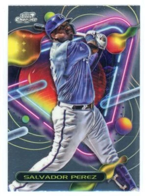 2023 Topps Cosmic Chrome Salvador Perez Kansas City Royals #173 - Image 1 of 2