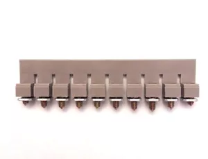 DIN Rail Terminal Block Jumpers 3 Quantity DS6-10P Dinkle 8 AWG 10 Pole DK6 UL - Picture 1 of 2