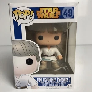 Funko Pop Vinyl - Star Wars - Luke Skywalker (Tatooine) #49 Great Condition - Picture 1 of 21