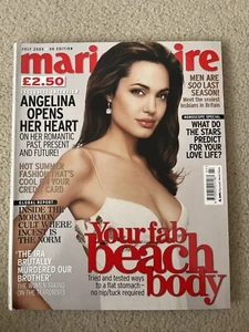 Marie Claire Magazine ANGELINA JOLIE Cover July 2005 MINT - Picture 1 of 5