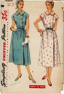 Vintage One Piece Dress Sewing Pattern S4664 Size 14 - Picture 1 of 1