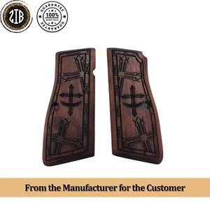 ZIB GRIFFE Browning HP 14 Griffe Handarbeit aus Holzgriffen Ars.095 - Bild 1 von 7