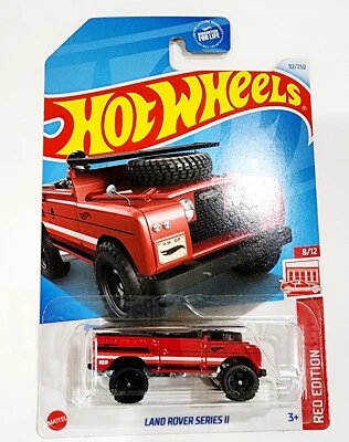 2024 Hot Wheels Target Exclusive Red Edition - Land Rover Series II (8/12) - Image 1 of 2