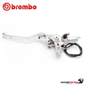 Axial clutch master cylinder Brembo PSCMCL12 body and silver adjustable lever - Picture 1 of 10