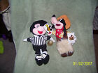 lot of {2} vintage disney plush toys  {mickey mouse,and goofy