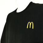 Sweat-shirt uniforme employé de restaurant McDONALDS noir taille L grand NEUF