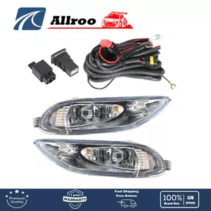 Pair Bumper Lamps Fog Lights Kit w/Bulbs &Wiring For Toyota Corolla 2005-2008 - Bild 1 von 8