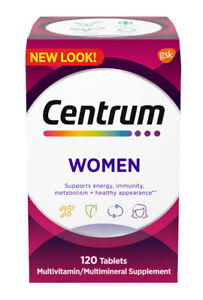 Centrum Multivitamins For Women/ Multimineral Supplement - 120 Count/ New Look!