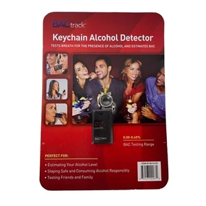 BACtrack Portable Keychain Alcohol Detector Breathalyzer BAC Test 0.00-0.40% NEW