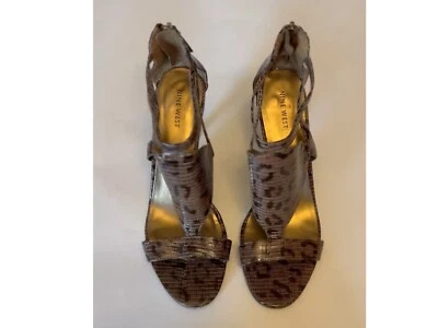 Nine West Retro Snake Skin Print Sexy Stilleto Heels Size 8.5 M. Great condition - Image 1 of 4