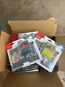 2X Journey Together 3-Pack Blister Pokemon TCG 1x Yanmega 1x Scrafty - Picture 1 of 4