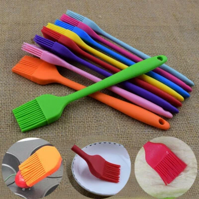 Silicone Pastry Brush Baking BBQ Basting Oil Pastry Cooking Bakeware Utensil UK - Image 1 of 4
