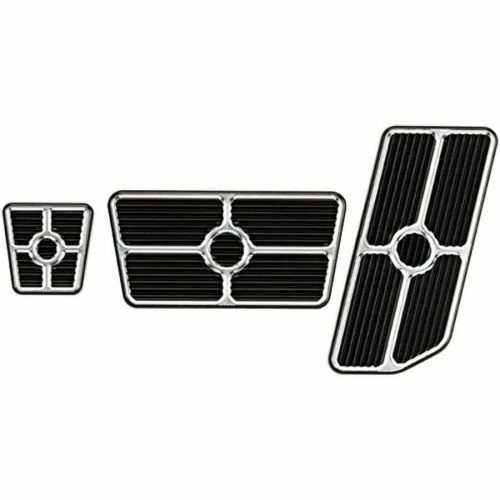 Billet Specialties 198625 Universal Grooved Pedal Kits - Black Anodized - Image 1 of 3