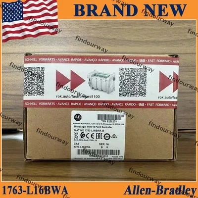New Genuine PLC-AB 1763-L16BWA MicroLogix 1100 16 Point Controller - Image 1 of 4
