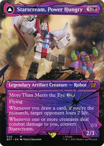 MTG Starscream, Power Hungry 20 Mythic Shattered Glass Transformers - Picture 1 of 2