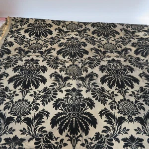 Jacquard Velvet Satin Fabric Upholstery Curtains Pillow Home Decor 2 yards New - Picture 1 of 7