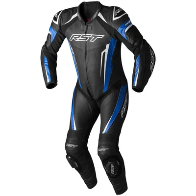 RST Tractech Evo 5 Blue/Black/White Race Track Sport Leather Suit - Image 1 of 2