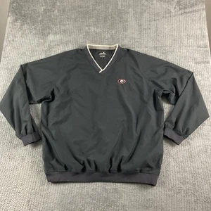 Georgia Bulldogs Pullover Mens Extra Large Ashworth Weather Systems Golf Jacket - Picture 1 of 12