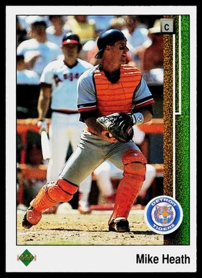 1989 Upper Deck #654 Mike Heath - NmMt+ - Image 1 of 2