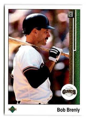 1989 Bob Brenly Upper Deck - San Francisco Giants - Image 1 of 2