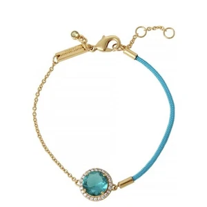 Neu mit Etikett Kurt Kristall Kordel Armband - blau - Bild 1 von 3