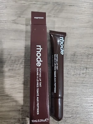 Rhode Peptide Tinte Labial Espresso 0.3 fl oz 10 ml Manteca de Karité Hecha en Italia Nuevo Foto 1 de 4