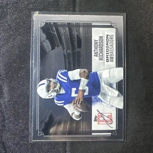 2025 Topps Signature Class Anthony Richardson Chrome Gridiron Ambassadors - Picture 1 of 4