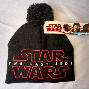 NWT Star Wars The Last Jedi Black Beanie for Kids One Size - Picture 1 of 4