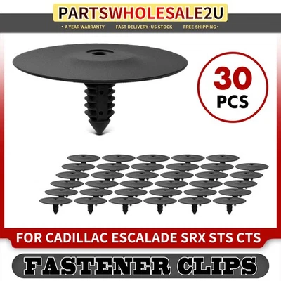 30 piezas clips de retención de aislamiento de capó de nailon de 7,94 mm para Cadillac Escalade SRX STS Foto 1 de 4