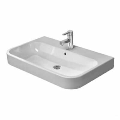  Duravit 2318800000 Happy D.2 31 1/2  Wall Mount Bathroom Sink With Overflow • 150$