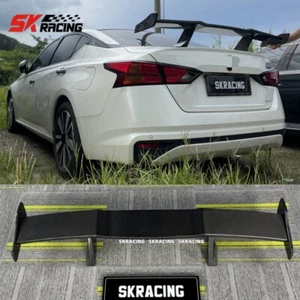 For 2016-2023 Nissan Teana Altima Real Carbon Fiber Rear Trunk Lip Spoiler Wing - Picture 1 of 21
