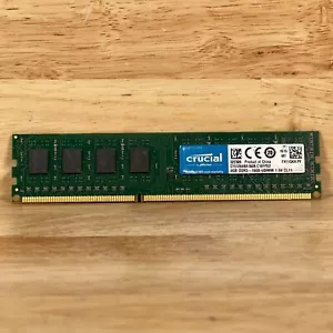 Crucial By Micron CT51264BA160B.C16FPD2 DDR3 1600 240-Pin 4GB RAM - For Parts - Picture 1 of 2
