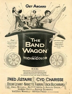 Anuncio/póster de película Band Wagon 1954 vintage, Fred Astaire, Cyd Charisse - Imagen 1 de 1