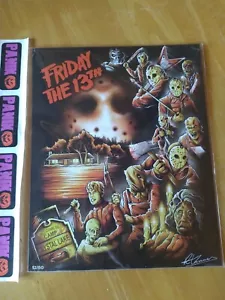 BAM! Freitag der 13. 8x10 Variante Kunstdruck 52/150 von Rodrigo Tannus - Bild 1 von 1