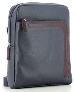 Cartera Piquadro Ca1358x1 Casual Hombre Cuero Azul - Imagen 1 de 5