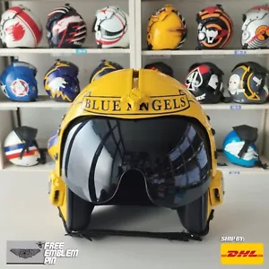 THE BLUE ANGELS SQUADRON HGU-33 CASCO VOLO FILM PROP PILOTA AVIATORE NAVALE USN - Foto 1 di 18