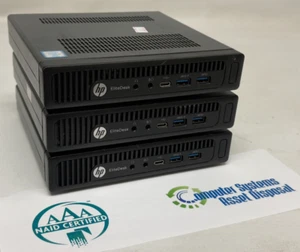 HP EliteDesk 800 G2 USFF (i5-6500 - 8GB RAM - NO OS/HDD) - Lot of 3 - Picture 1 of 7