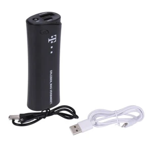 xqisit powerbank 2600 mAh w kolorze czarnym z logo Telekom - Zdjęcie 1 z 2