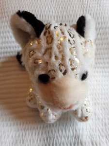8" Wild Republic plush white tiger cub with gold spots - Picture 1 of 7